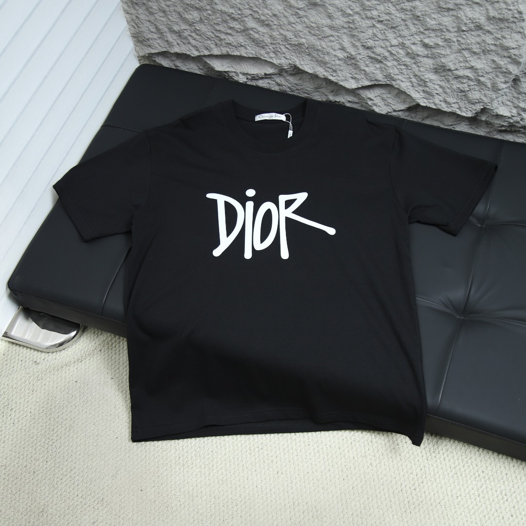 025ss 봄 뉴 DIOR / 디올 백 라운드넥 반팔 티셔츠 모델넘버: DI019