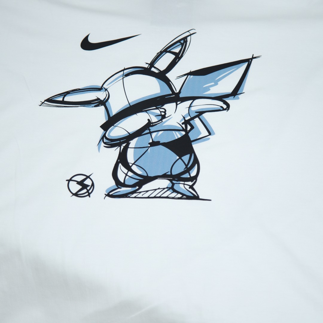 2025ss 봄 신상 NIKE/나이키 라운드넥 반팔 티셔츠 카툰 프린팅 모델 번호: NI038