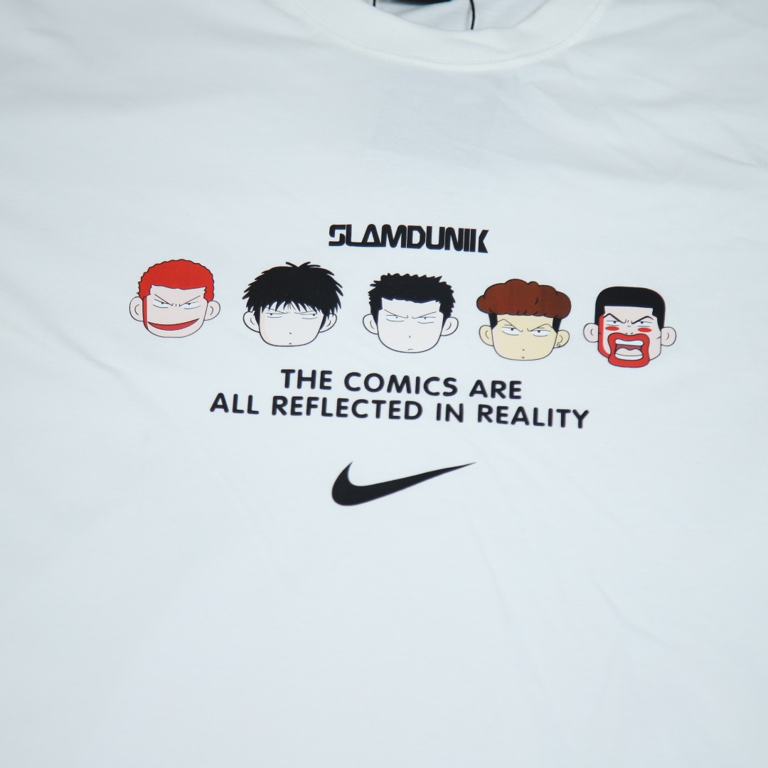 2025ss 봄 신상 나이키 / 나이키 풀 라운드넥 반팔 티셔츠 카툰 프린팅 모델 번호: NI039