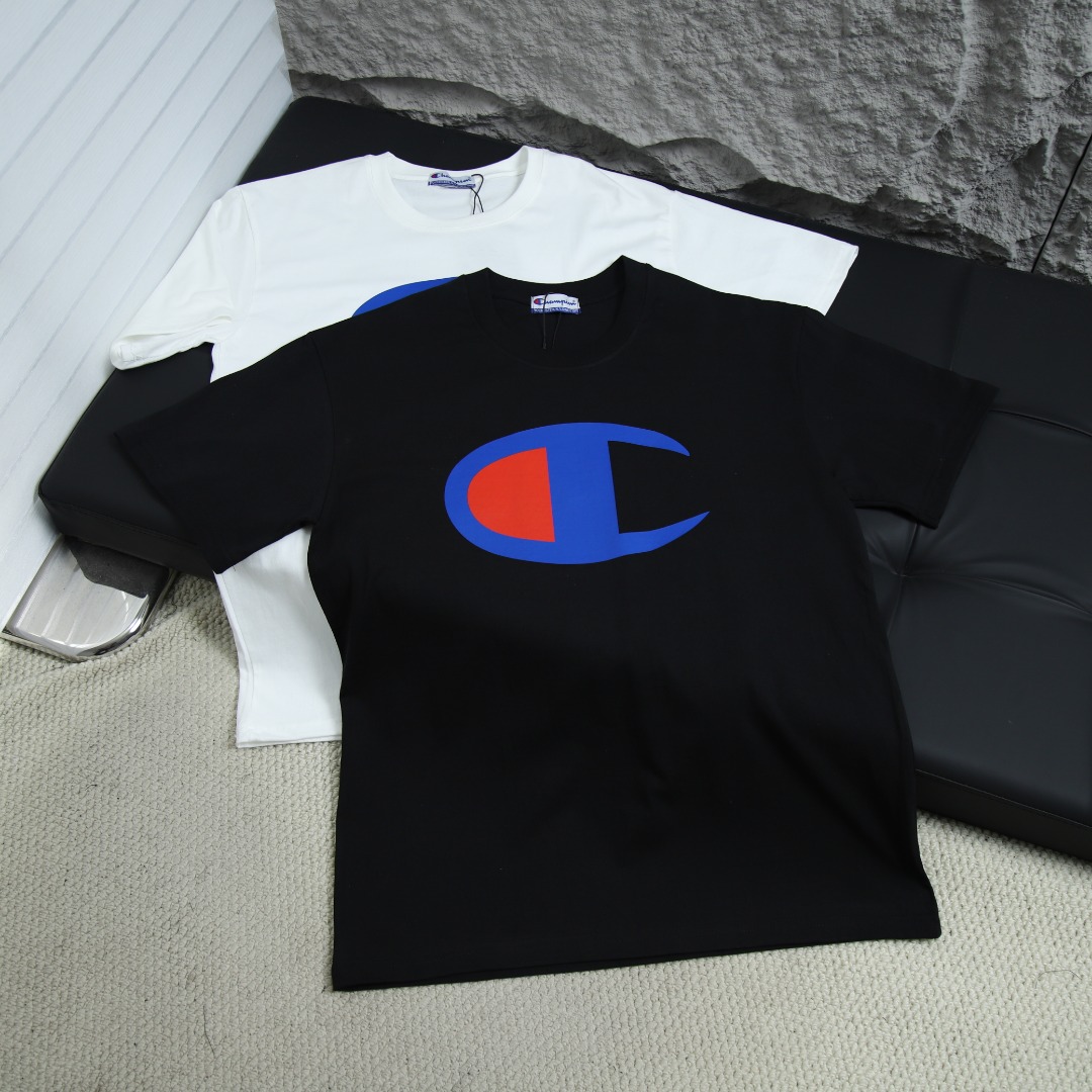 2025SS 봄 신상 챔피언 챔피언 100 라운드넥 반팔 티셔츠 모델 번호: HA007