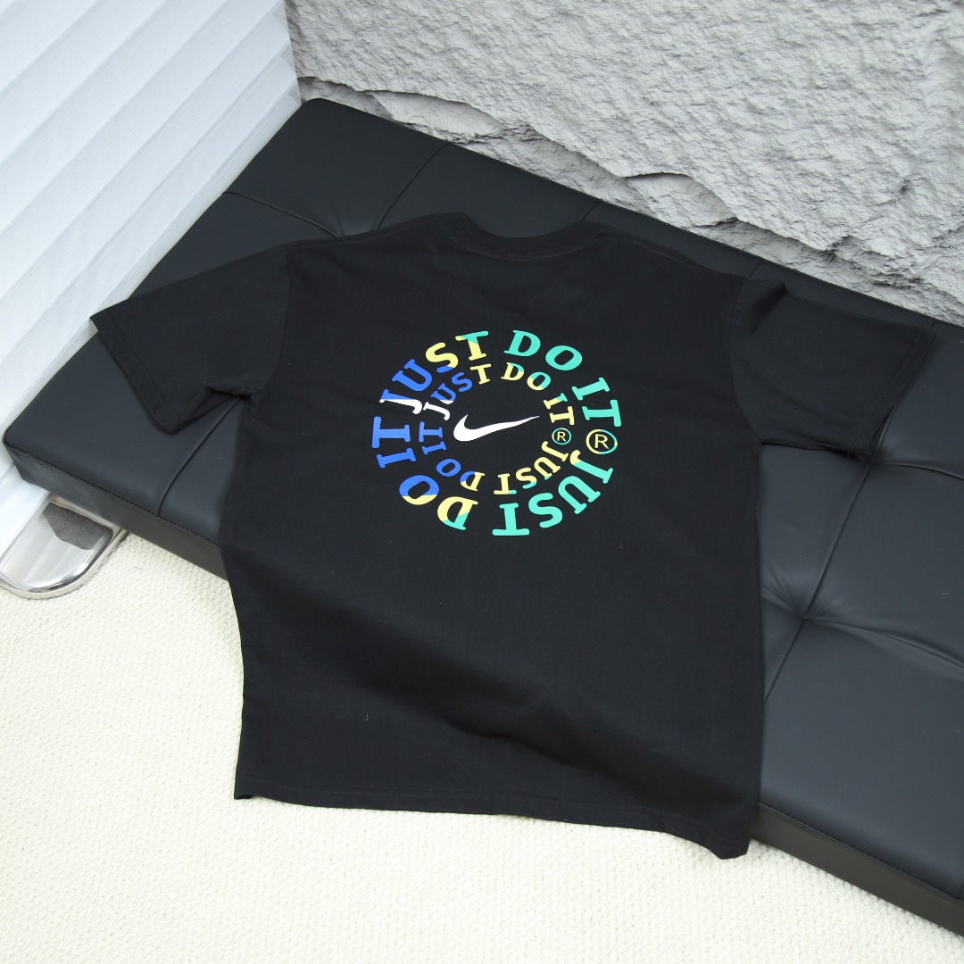 2025스프링 신상품 나이키/나이키 라운드넥 반팔 티셔츠 모델 번호: NI035