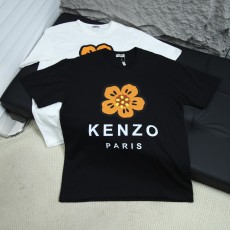 2025ss 봄 신상품 겐조/호랑이 머리 라운드넥 반팔 티셔츠 모델 번호: KE004