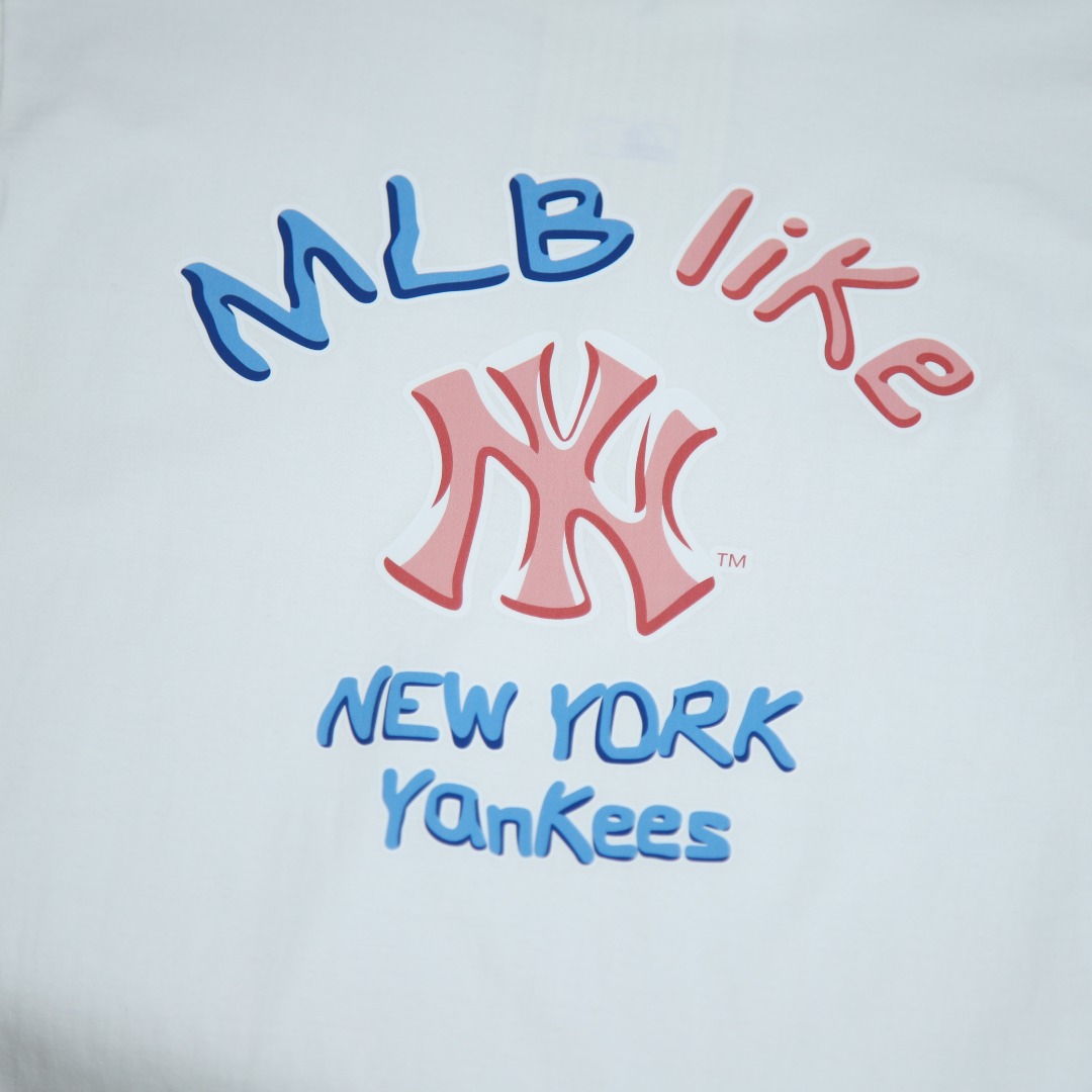 2025SS 봄 신상 MLB 뉴욕 양키스 백스 라운드넥 반팔 티셔츠 모델넘버:MLB004