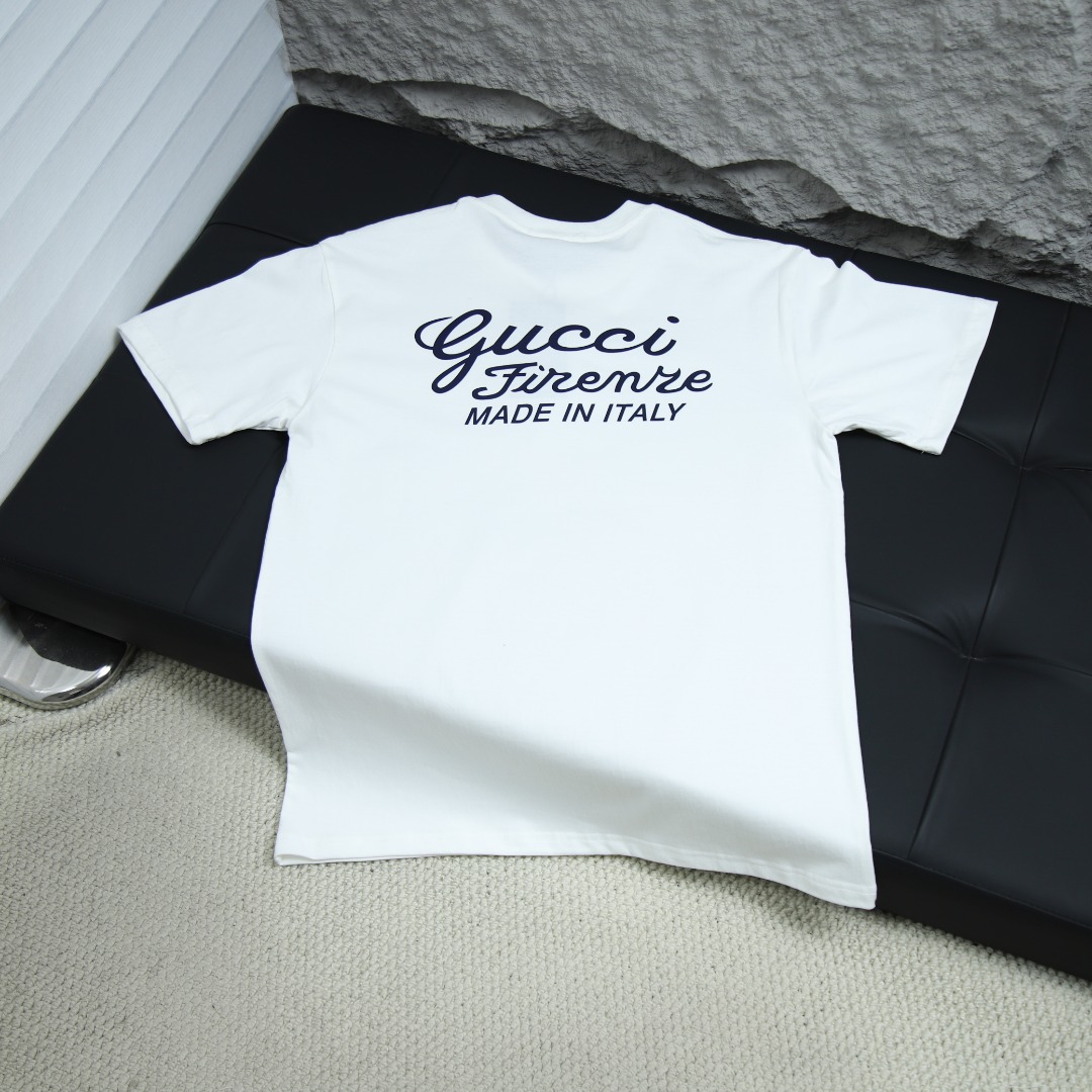 2025ss 봄 신상 GUCCI / 구찌 라운드넥 반팔 티셔츠 상품 번호: GUC012