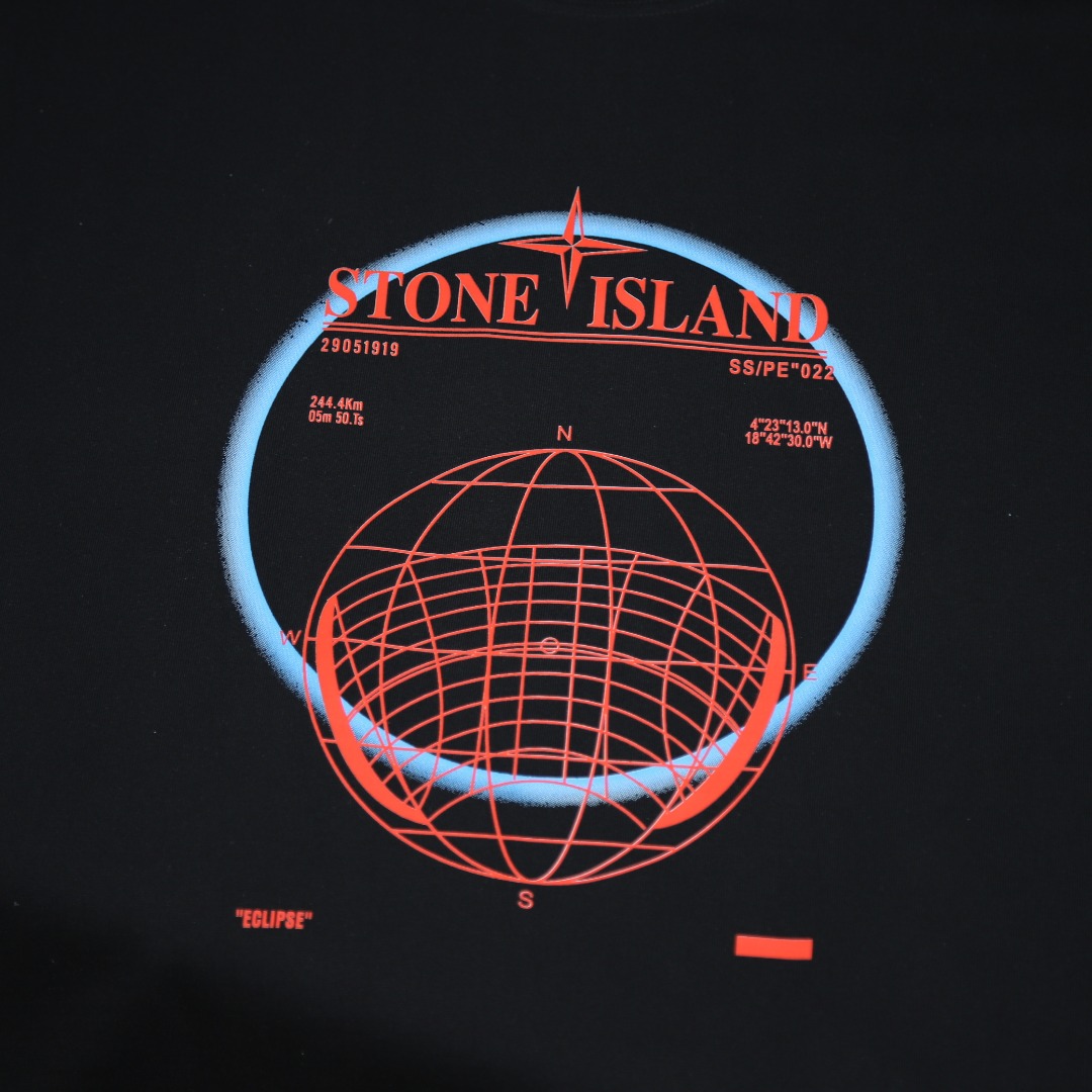 2025SS 봄 신상 스톤아일랜드 스톤아일랜드 백 라운드넥 반팔 티셔츠 모델 번호: ST0002