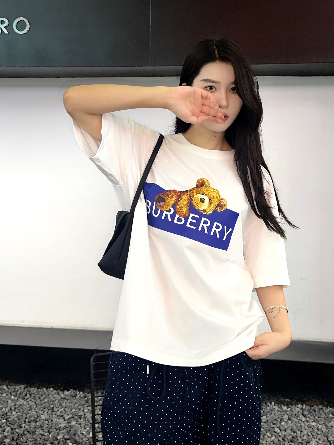 버버리 24SS 베어 쇼트 슬리브 셔츠