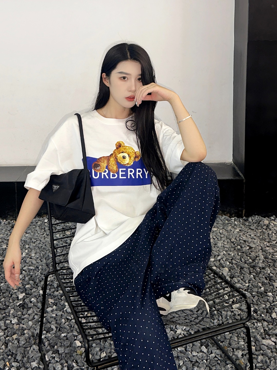 버버리 24SS 베어 쇼트 슬리브 셔츠