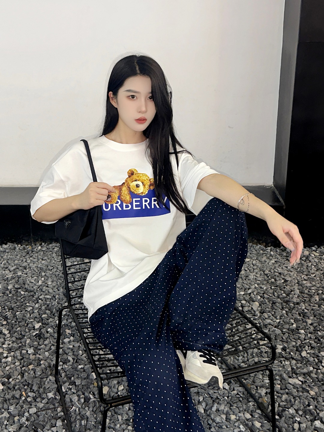 버버리 24SS 베어 쇼트 슬리브 셔츠