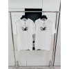 CD 2024SS 1947 자수 라운드넥 쇼트 슬리브
