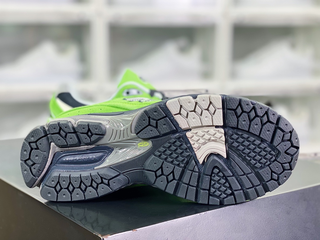 NB 뉴발란스 ML2002 시리즈 레트로 팝 스타일 캐주얼 스포츠 조깅화 “플립 플롭 가와사키 스타일 그린 블랙 2002RGZ 