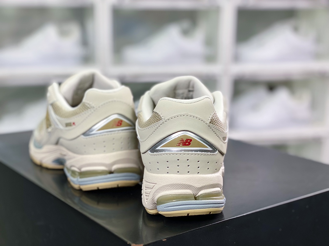 NB 뉴발란스 ML2002 시리즈 레트로 아빠 스타일 캐주얼 스포츠 조깅화 “가죽 라이트 베이지 그레이 M2002R3 