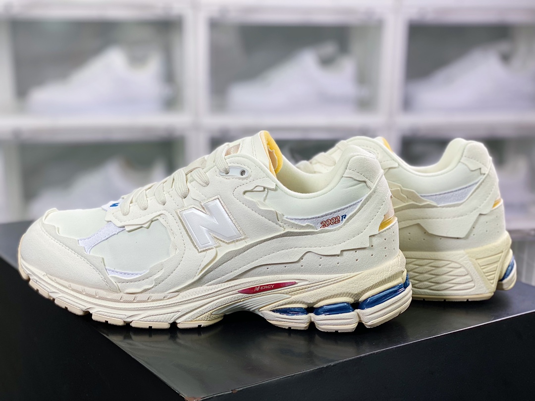 NB 뉴발란스 2002R프로텍션 팩 시리즈 레트로 아빠 스타일 캐주얼 스포츠 조깅화 “밀크 화이트 골드 도 올드 M2002RDC 