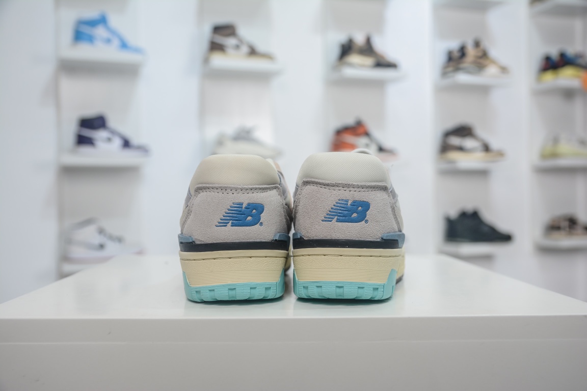 뉴발란스 BB550 퓨어 오리지널 시리즈 뉴발란스 가죽 유니섹스 캐주얼 러닝화 공식 아이템: BBW550SSC