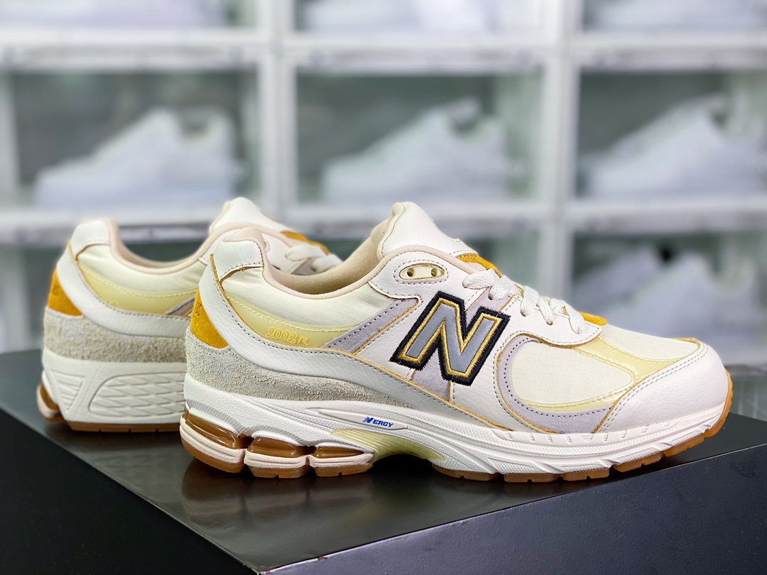 NB 뉴발란스 ML2002 시리즈 레트로 아빠 스타일 캐주얼 스포츠 조깅화 “레트로 베이지 오렌지 M2002RJ1 