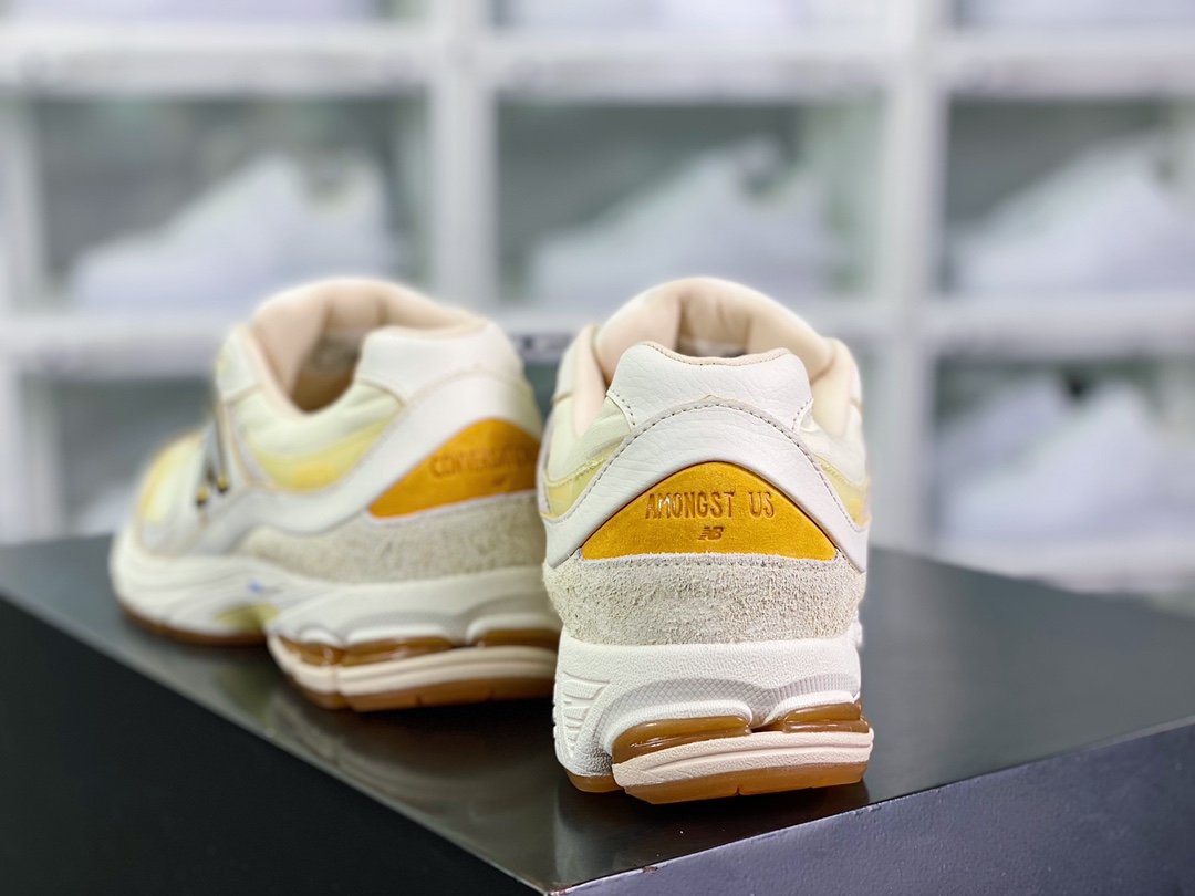 NB 뉴발란스 ML2002 시리즈 레트로 아빠 스타일 캐주얼 스포츠 조깅화 “레트로 베이지 오렌지 M2002RJ1 