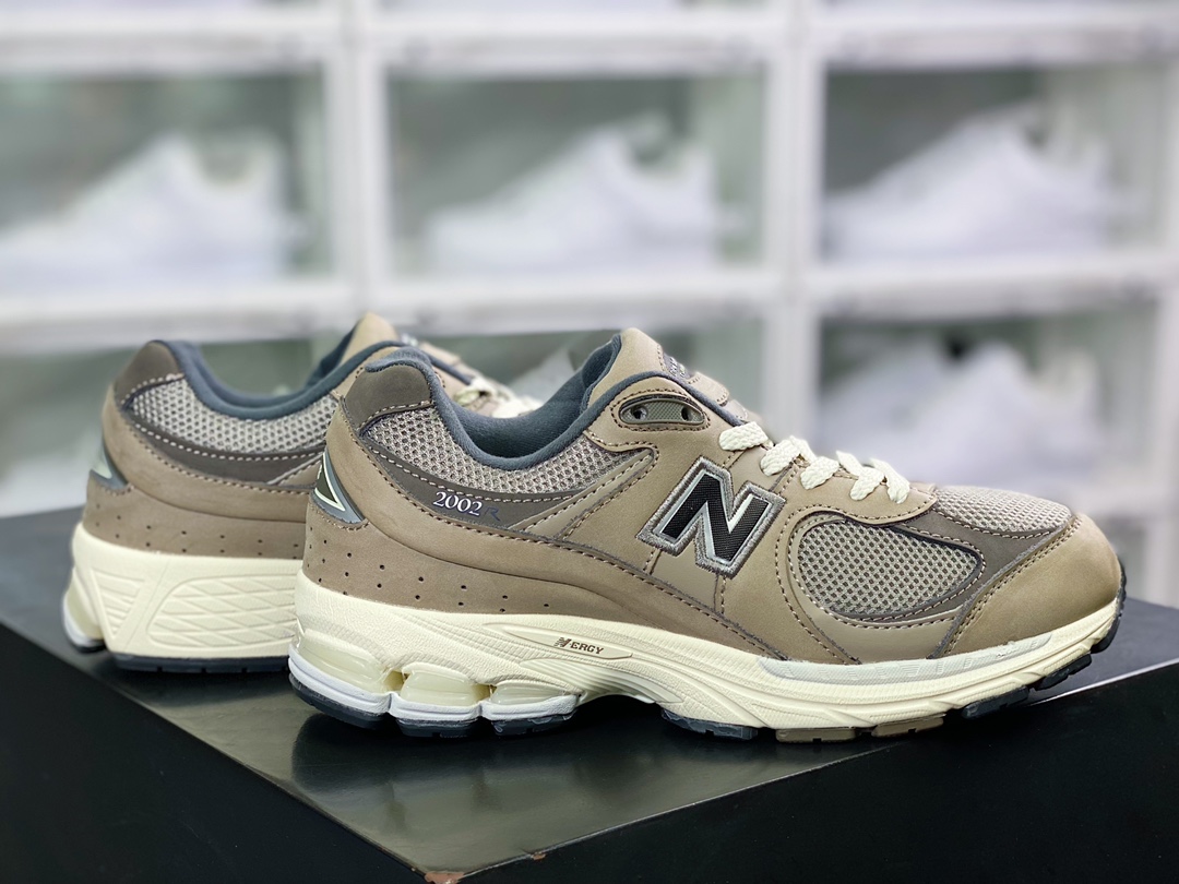 NB 뉴발란스 ML2002 시리즈 레트로 팝 스타일 캐주얼 스포츠 조깅화 브러시드 그레이 브라운 M2002RAW 