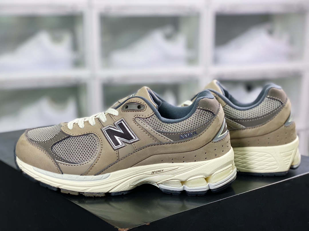 NB 뉴발란스 ML2002 시리즈 레트로 팝 스타일 캐주얼 스포츠 조깅화 브러시드 그레이 브라운 M2002RAW 