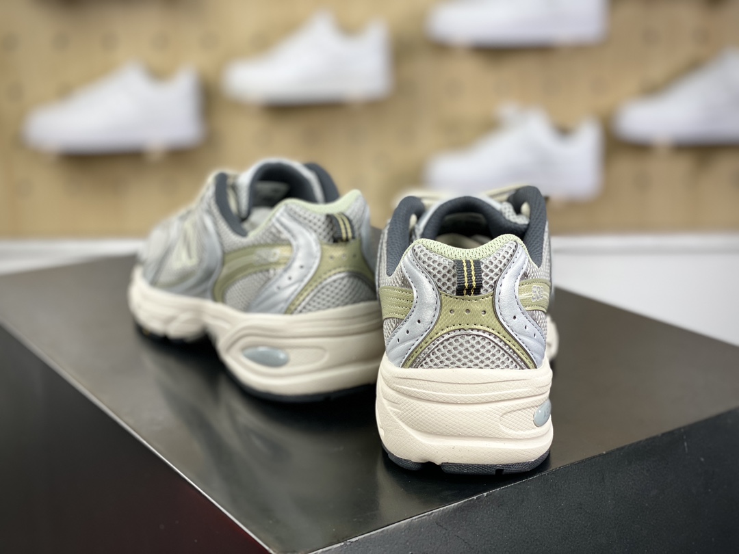 NB 뉴발란스 MR530 시리즈 로우탑 레트로 아빠 스타일 캐주얼 스포츠 러닝화 그레이 실버 올드 MR530VS 