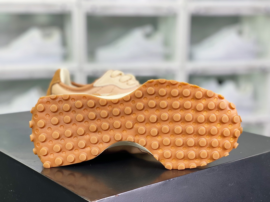 ANB 브랜드 x NB 뉴발란스 MS327스페셜 에디션 컬렉션 레트로 캐주얼 스포츠 조깅화 패치워크 밀 옐로우 MS327AAN 