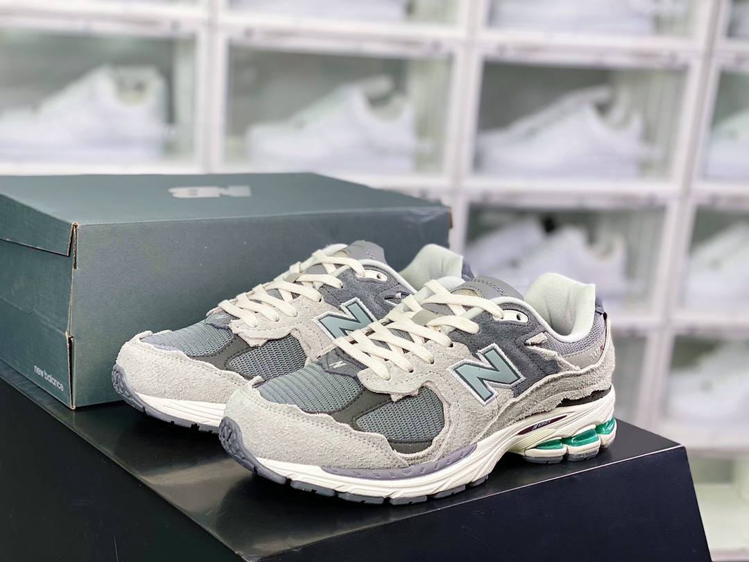 NB ML2002 시리즈 레트로 팝 스타일 캐주얼 스포츠 조깅화 “구름과 비 회색 깨진 단계 M2002RDA 