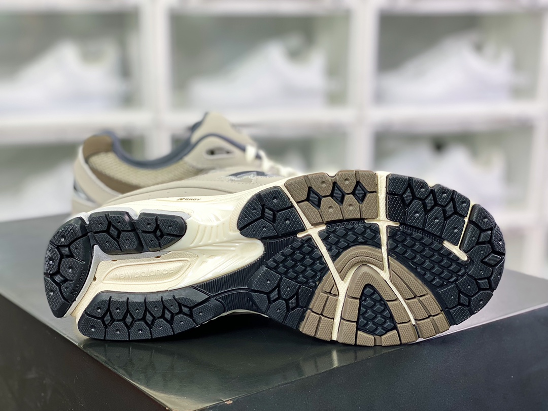 아트모스 x NB 뉴발란스 ML2002 시리즈 레트로 대디 스타일 캐주얼 스포츠 조거 다크 그레이 아쿠아 블루 쥐 M2002RAT 