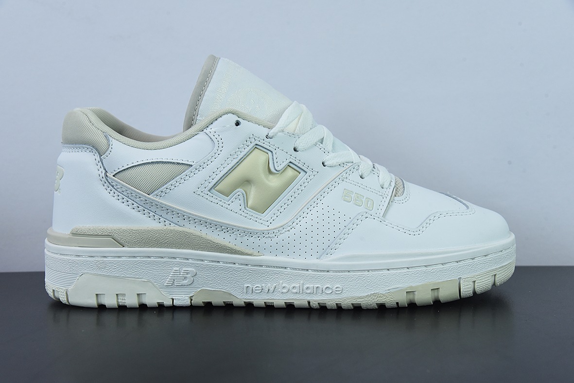 뉴발란스 BB550 퓨어 오리지널 시리즈 뉴발란스 가죽 유니섹스 캐주얼 러닝화 공식 아이템: BBW550WS 사이즈: 36-45