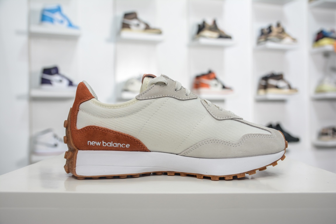 노리타케 x NB 327 그레이 앤 화이트 클래식 컬러 코드:36-46.5