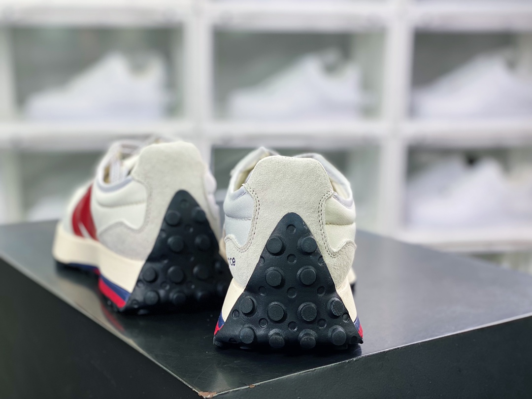 뉴발란스 MS327 시리즈 레트로 캐주얼 스포츠 조깅화 “만다린 덕 라이트 그레이 와인 레드 네이비 블루 MS327SC1 