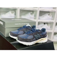 미국 NB 미국 생산 혈통 클래식 복고풍 캐주얼 스포츠 매칭 팝스 러닝화 “네이비 블루 그레이와 화이트 M990KI3 시리즈 M990KI3 