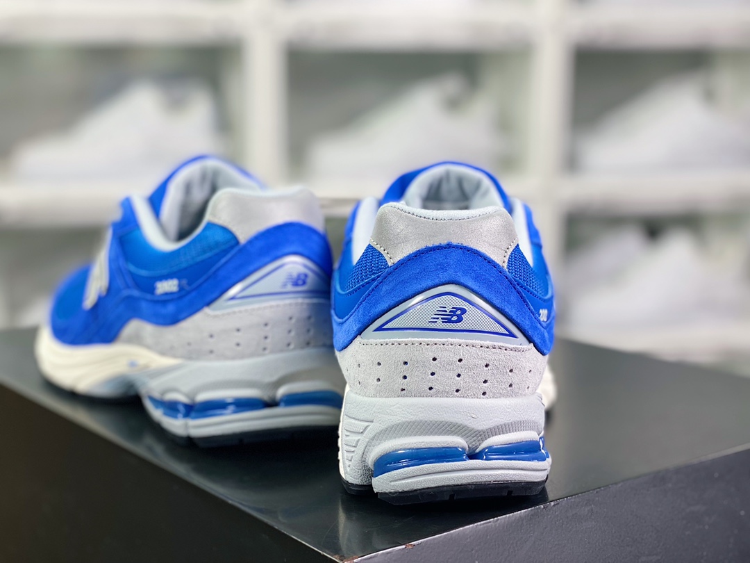 NB 뉴발란스 ML2002 시리즈 레트로 팝 스타일 캐주얼 스포츠 조깅화 스웨이드 블루 그레이 화이트 ML2002RC 45.5 46.5