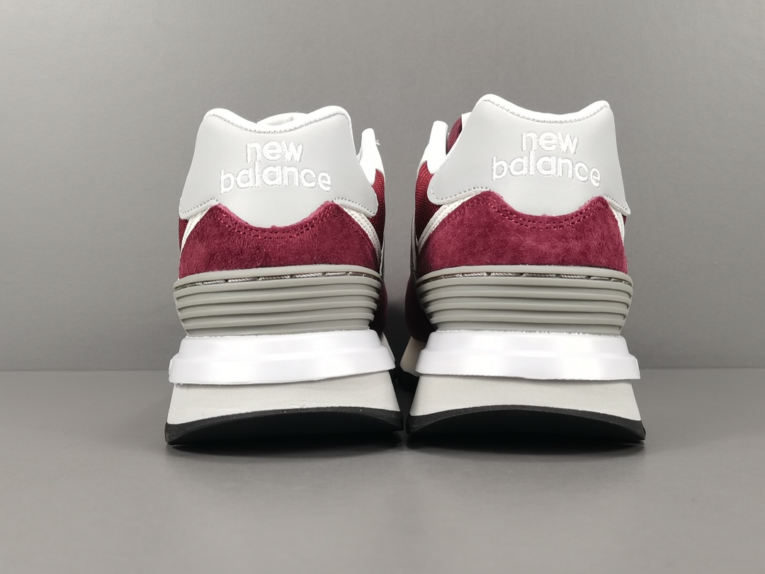【NB】 와인 레드 뉴발란스 574 시리즈 컴포트웨어 러닝화 남녀용 상품 번호 : U574LGAA 
