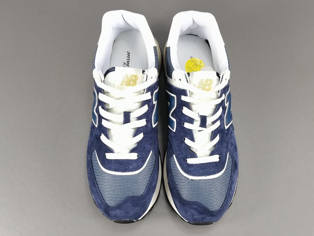 [NB] 블루와 화이트 뉴발란스 574 시리즈 컴포트웨어 러닝화 남성용과 여성용 같은 모델 아이템 : U574LGBB 