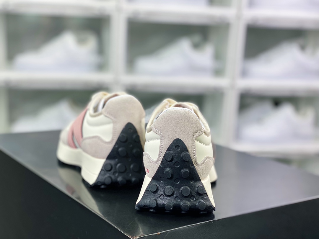 NB 뉴발란스 MS327 시리즈 로우탑 레트로 캐주얼 스포츠 조깅화 “베이지 및 블랙 MS327NAR 