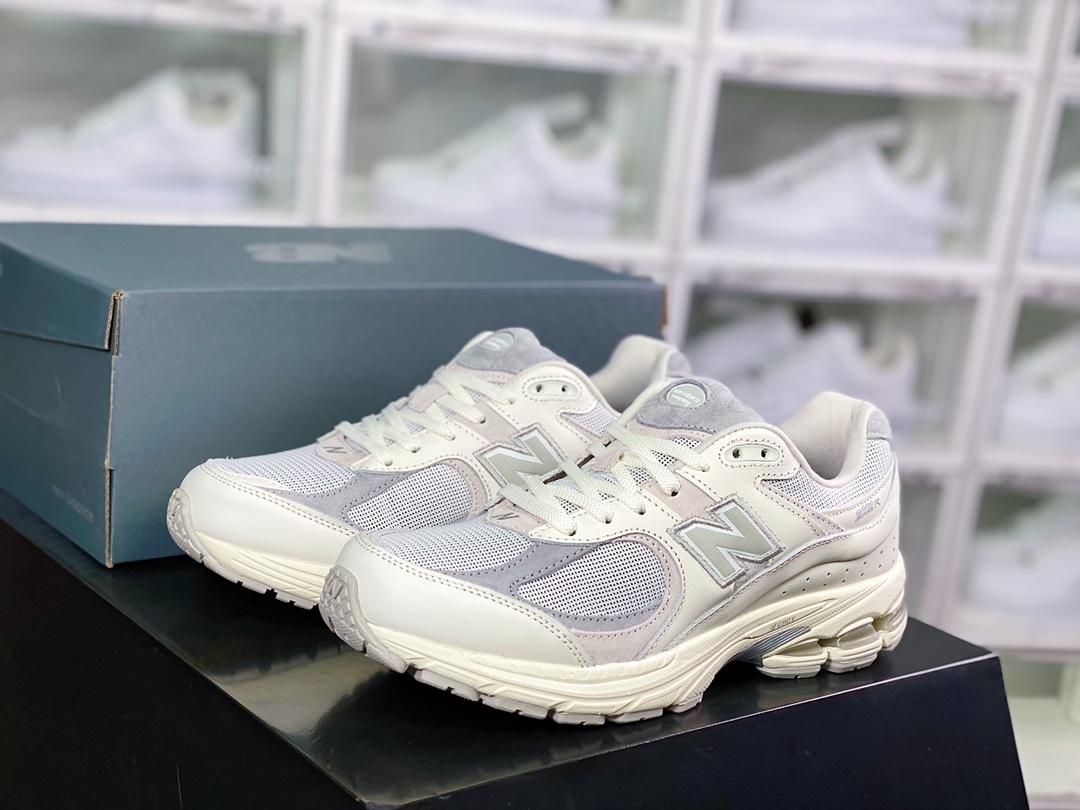 NB ML2002 시리즈 레트로 아빠 스타일 캐주얼 스포츠 조깅화 “스웨이드 라이트 포그 그레이 다크 그레이 M2002RO 