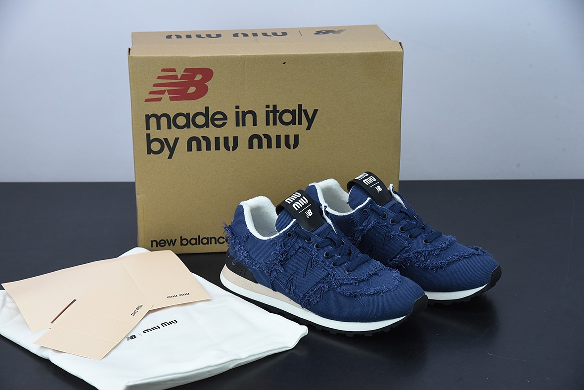MIU MIU x NB 574 인기 공동 브랜딩 상품 번호: 5E765D_CSL_F0044_F_015HH 사이즈: 35-40