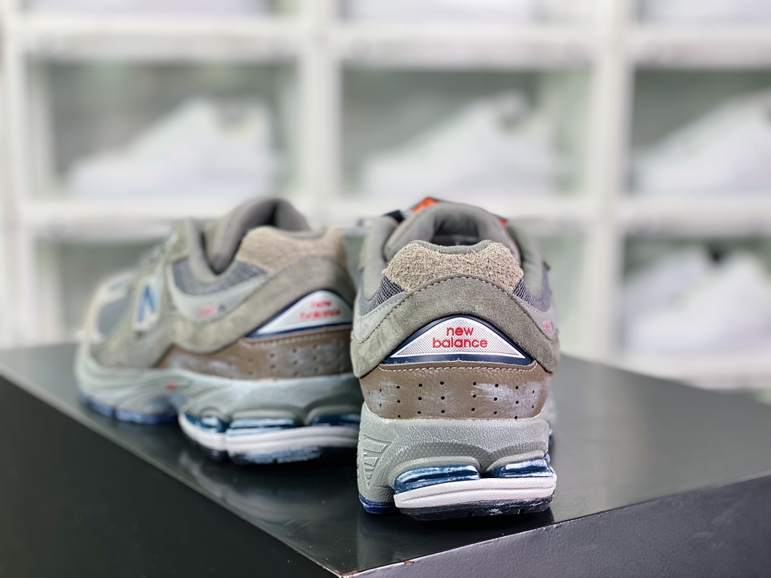 NB 뉴 발란스 2002R 그레이 시리즈 레트로 팝 스타일 캐주얼 운동화 조거 “캐슬 그레이 다크 블루 스몰 포켓 M2002RVA 