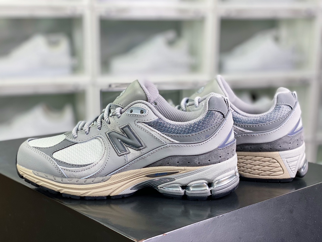 NB 뉴발란스 ML2002 시리즈 레트로 아재 스타일 캐주얼 스포츠 조깅화 가죽 시멘트 그레이 화이트 M2002RVC 