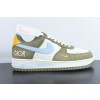 나이키 에어 포스 1 07 로우 디올 공동 브랜드 - 뱀부 그린 에어 포스 1 로우탑 트레이너 캐주얼 슈즈 아이템 번호: HX123-003 사이즈: 36-44