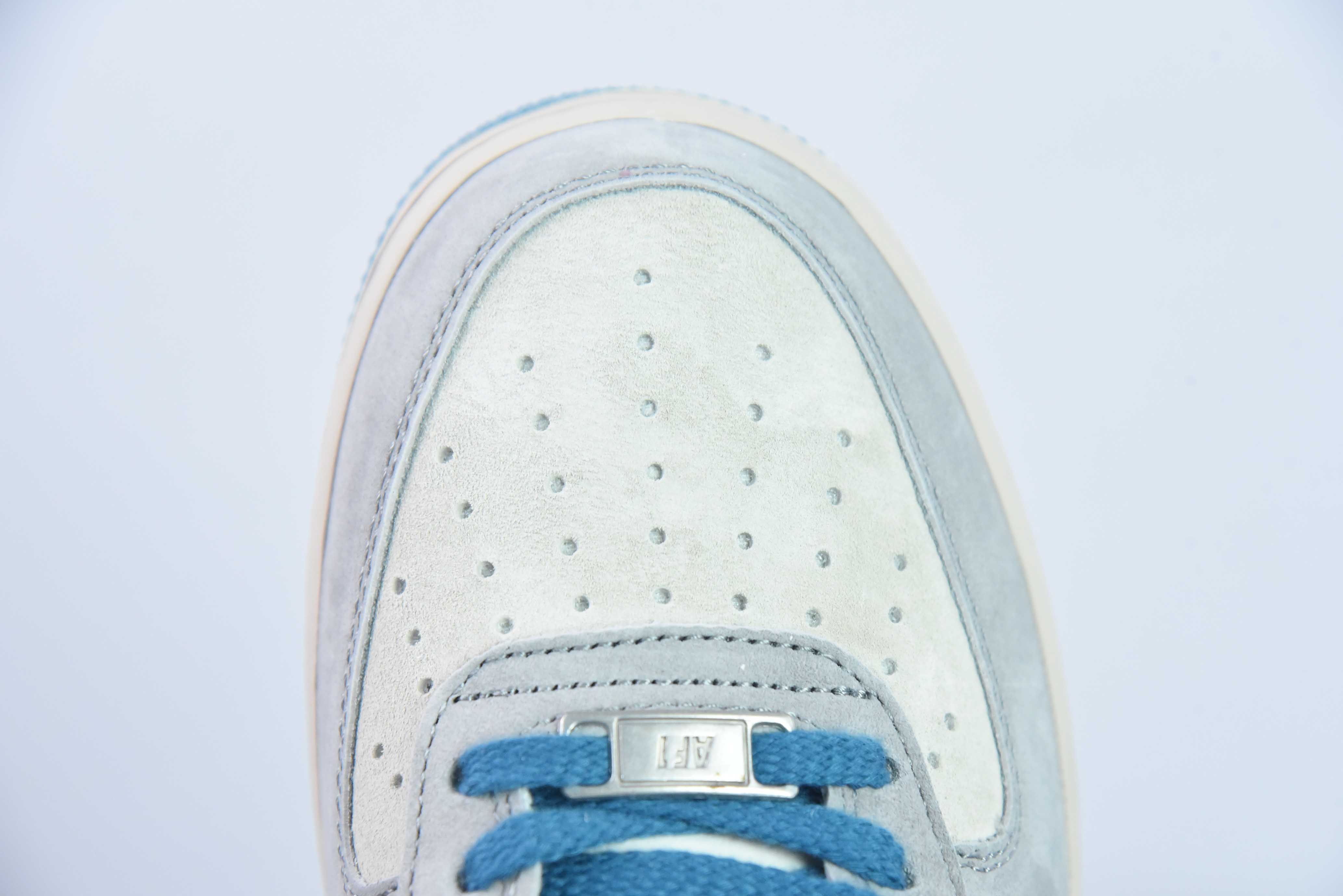 NK 에어 포스 107 로우 프로스트 블루 에어 포스 1 로우탑 캐주얼 보드쇼츠 제품 번호: ZB2121-666 사이즈: 36-44