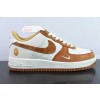 Nk 에어 포스 107 로우 베이프 공동 브랜드 - 베이지 체스트넛 옐로우 피그 에잇 에어 포스 1 로우 캐주얼 보드숏 아이템: BA8806-847 사이즈: 36-44