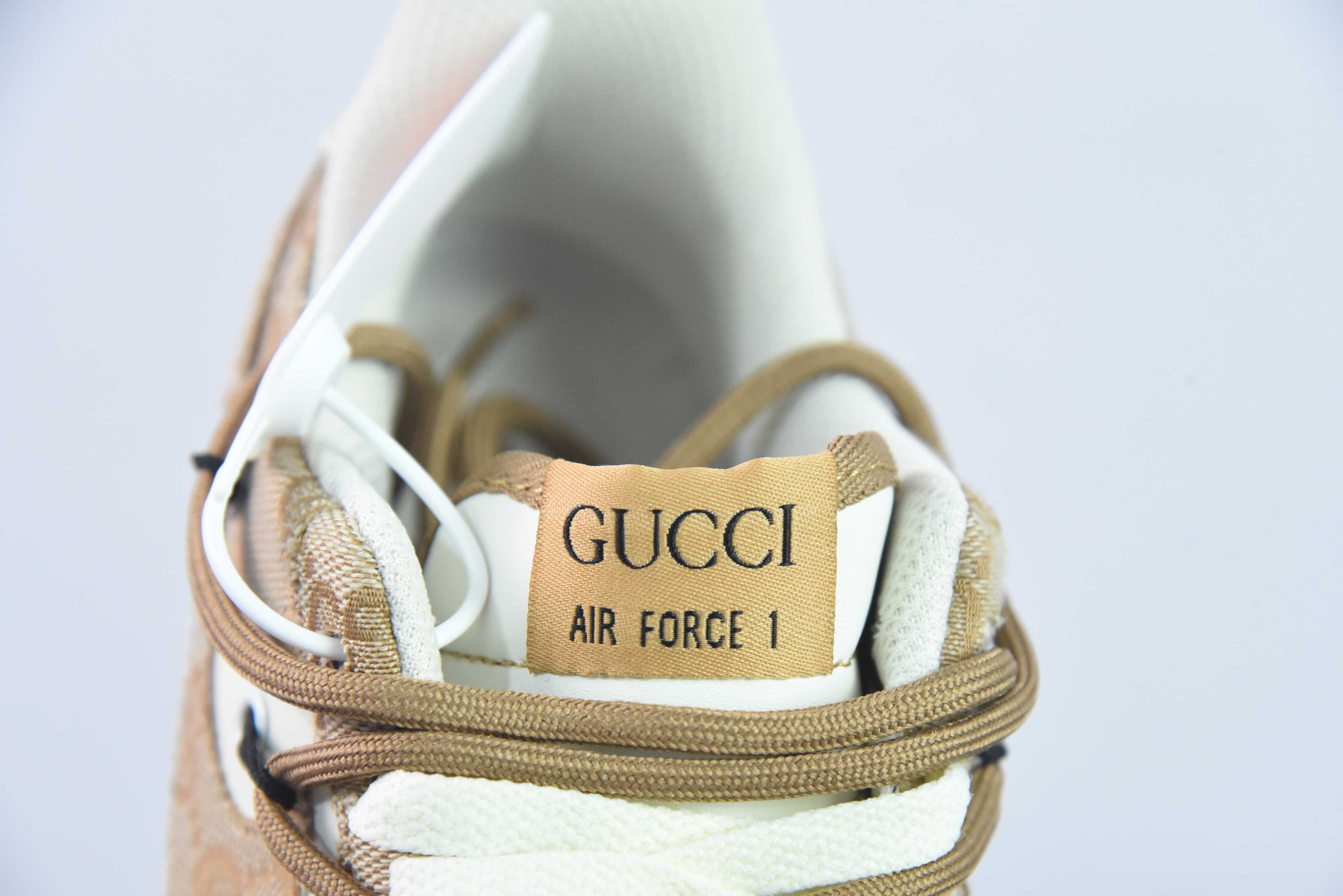 나이키 x 구찌 에어 포스 1 로우 구찌 레이스업 에어 포스 1 로우 탑 애슬레틱 캐주얼 보드 슈즈 아이템 번호: BD7700-111 사이즈: 36-44