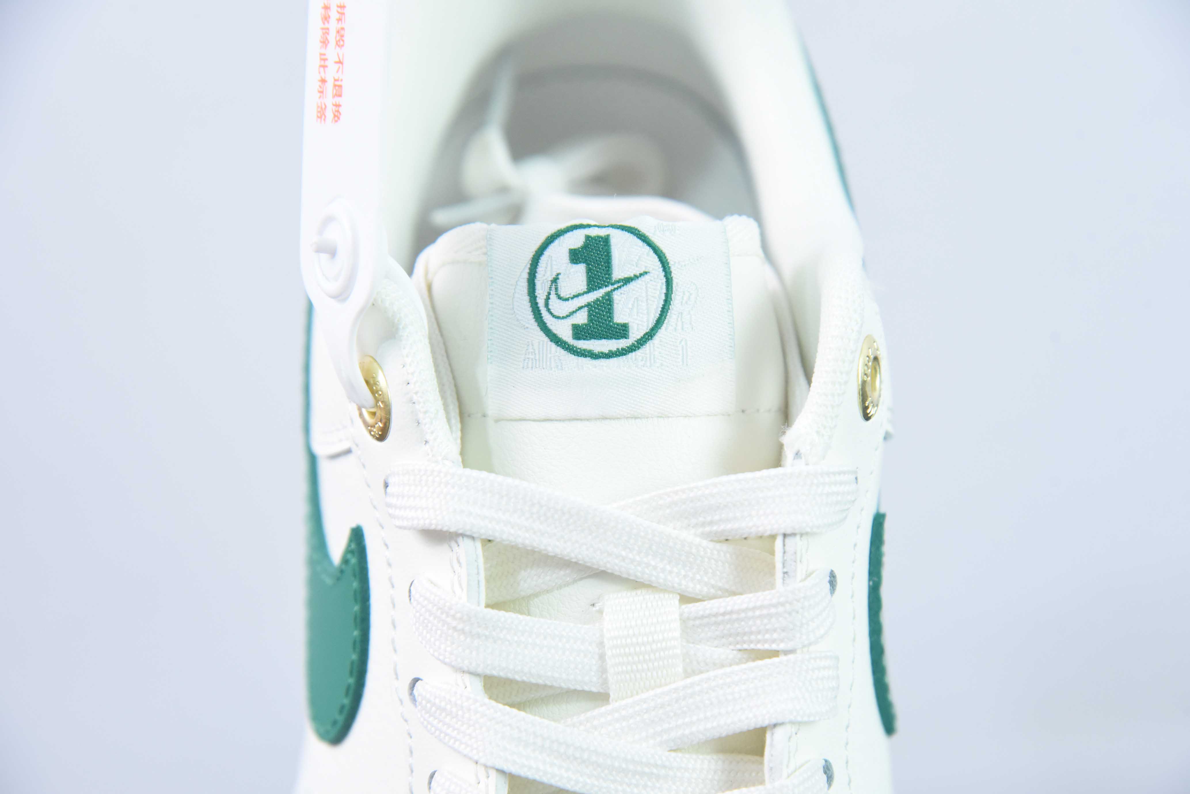 NK 에어 포스 1 로우 에어 포스 1 로우 탑 캐주얼 스니커즈 40주년 화이트 그린 후크 품목 번호: DQ7658-101 사이즈: 36-44