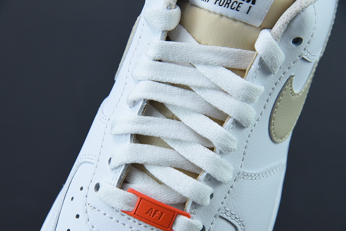 NK 에어 포스 1 로우 에어 포스 1 로우탑 캐주얼 트레이너 화이트 카키 아이템: DZ2771-121 사이즈: 36-44