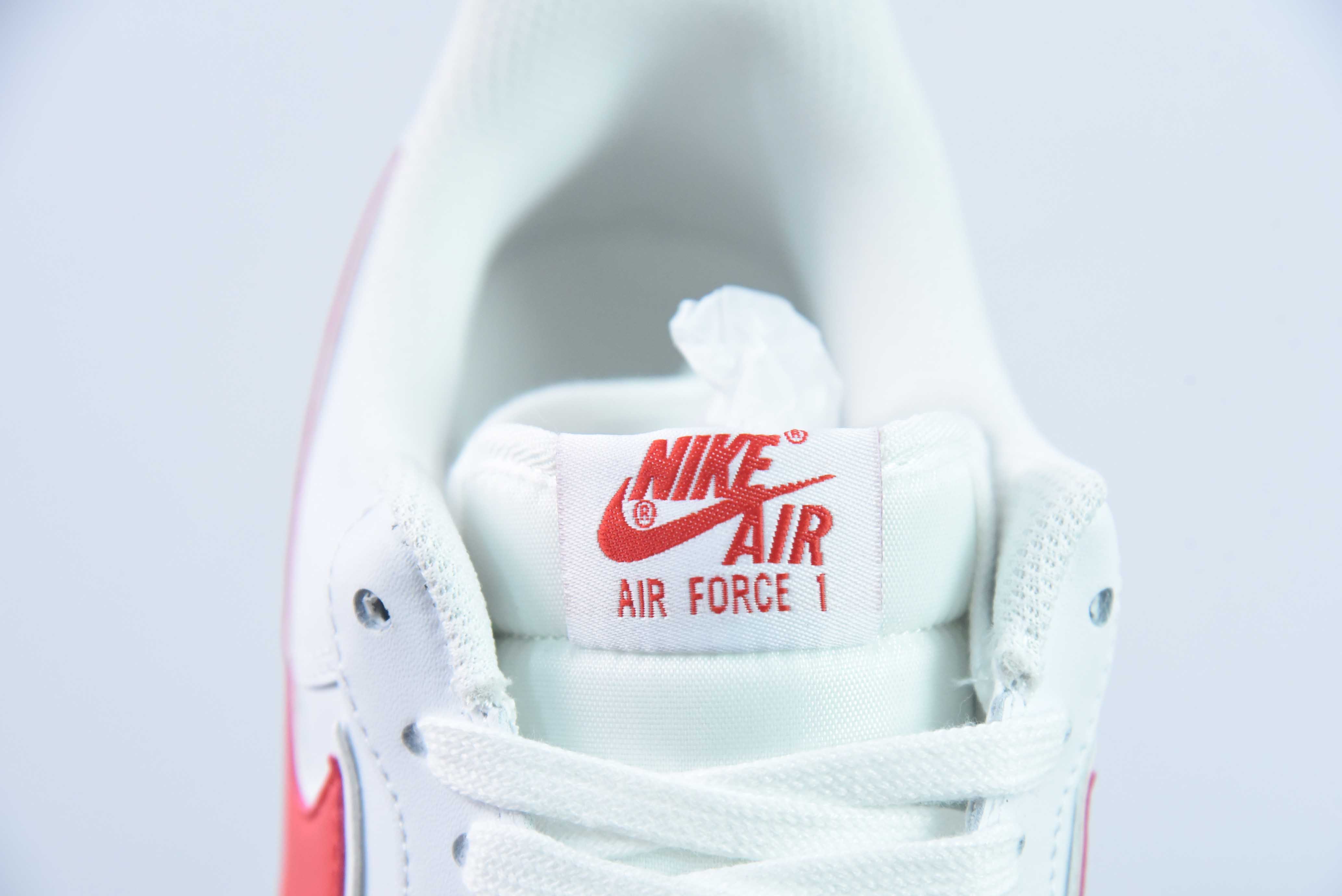 나이키 에어 포스 1 AF1 에어 포스 원/로우탑 화이트 레드 제품 번호: AO2423-102 사이즈: 36-44