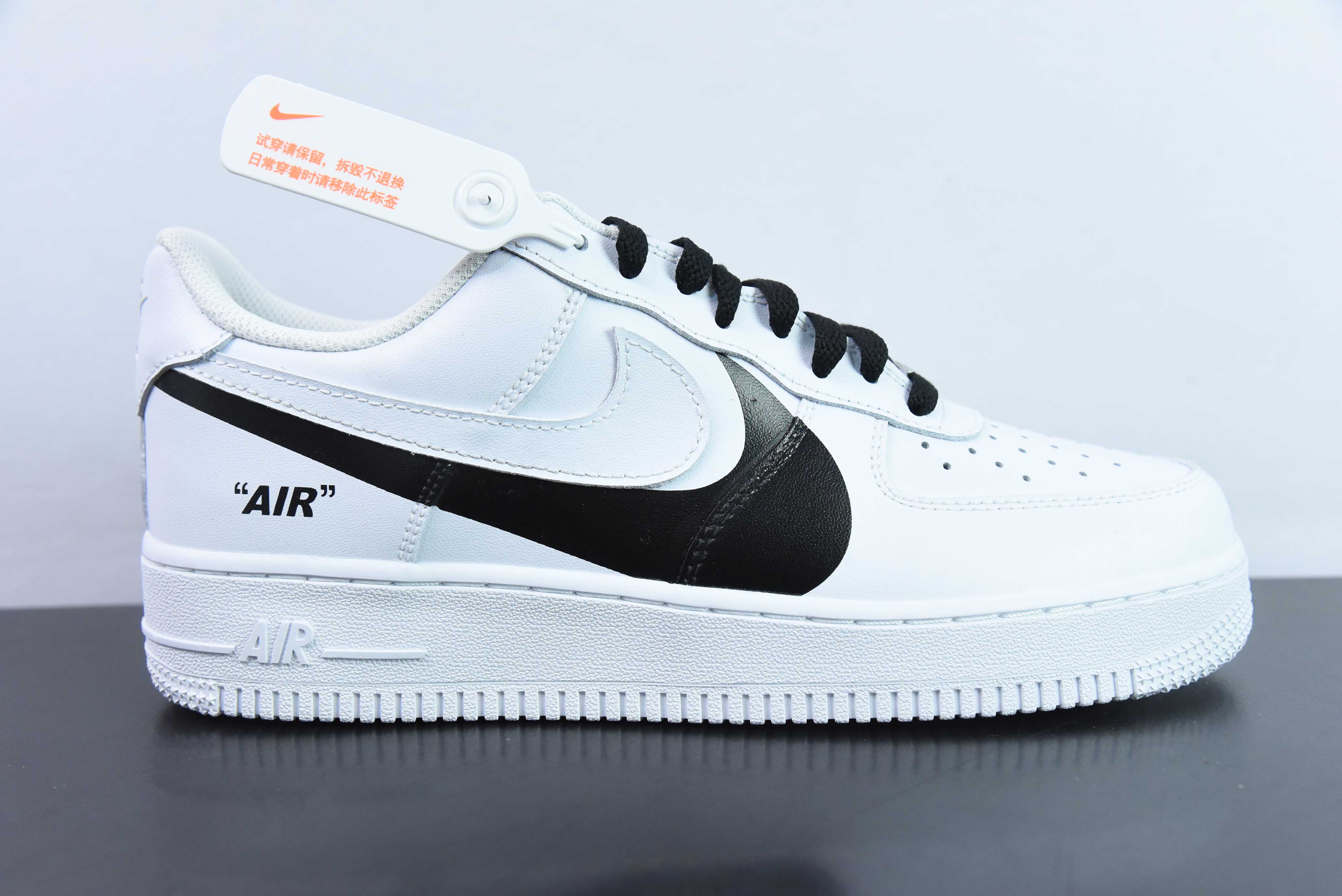 에어 포스 1 로우 하이 스트리트 아웃도어 블랙 앤 화이트 더블 후크 클래식 캐주얼 스니커즈 보드 슈즈 아이템: DD8959-100 사이즈: 36-44