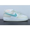 에어 포스 1 07 로우 밀크 화이트 그린 에어 포스 원 로우 탑 운동 캐주얼 보드 슈즈 아이템: LZ6699-555 사이즈: 36-44