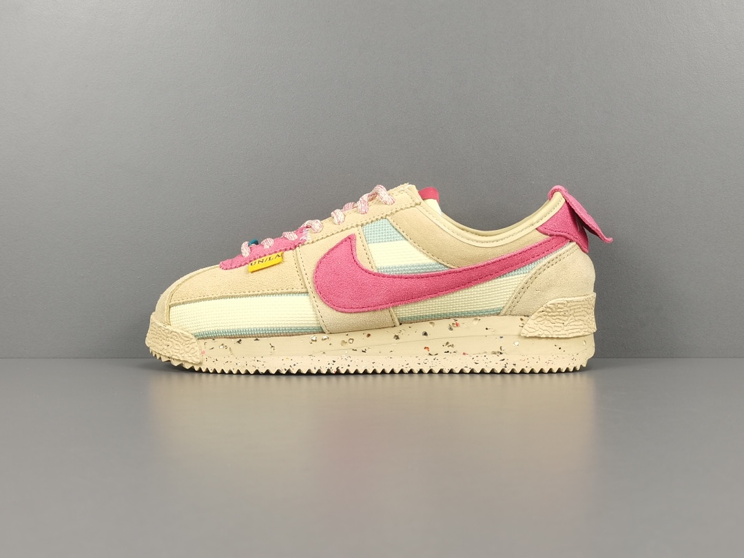 [아간] 브라운 핑크 유니온 LA x 나이키 코르테즈 SP 세서미 레트로 캐주얼 러닝화 남녀 동일 모델 상품명: DR1413-200 사이즈: 35-46.5