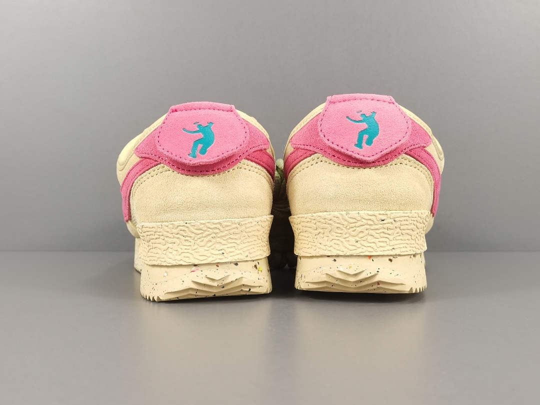 [아간] 브라운 핑크 유니온 LA x 나이키 코르테즈 SP 세서미 레트로 캐주얼 러닝화 남녀 동일 모델 상품명: DR1413-200 사이즈: 35-46.5