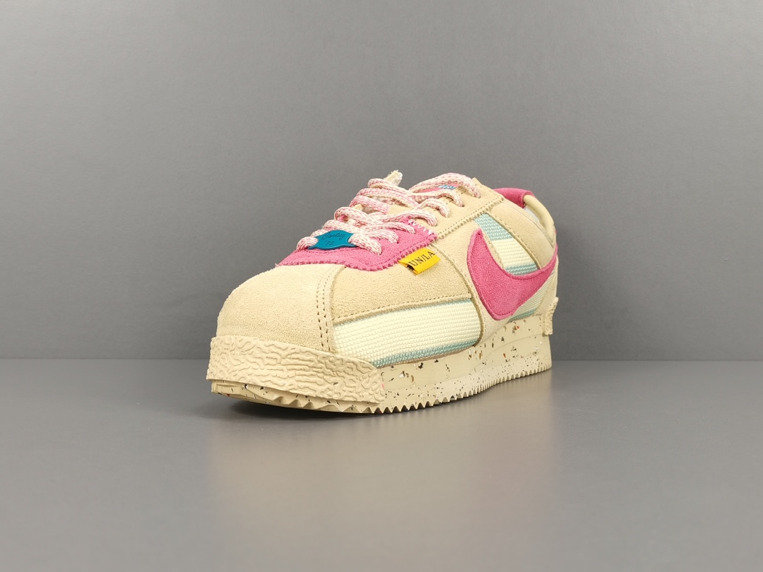 [아간] 브라운 핑크 유니온 LA x 나이키 코르테즈 SP 세서미 레트로 캐주얼 러닝화 남녀 동일 모델 상품명: DR1413-200 사이즈: 35-46.5