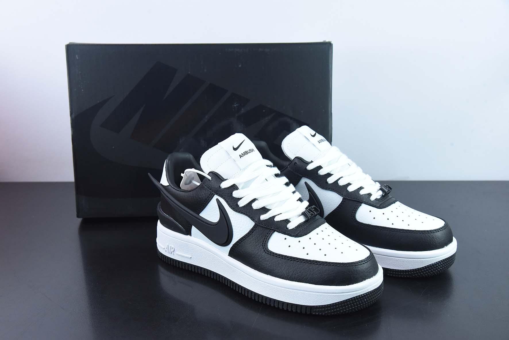 앰부시 x Nk 에어 포스 1 07 로우 팬텀 공동 브랜드 디컨스트럭티드 시리즈 에어 포스 1 로우 운동 캐주얼 보드 슈즈 아이템 번호: DV3464-008 사이즈: 36-44